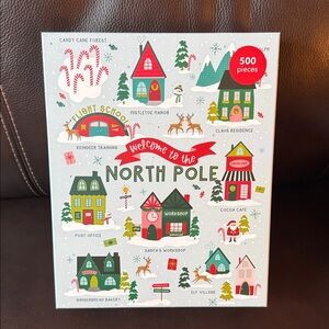 Pippi Post Welcome to the North Pole Puzzle. 500 pieces.  Complete.
